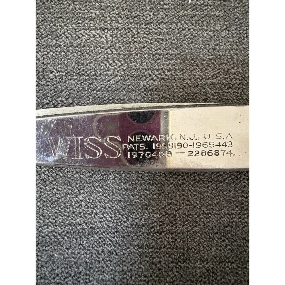 Vintage‎ WISS SHEARS SCISSORS 1970408-2286874 Zig Zag USA Pinking Sewing Crafts